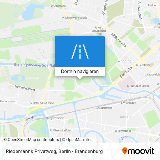 Riedemanns Privatweg Karte
