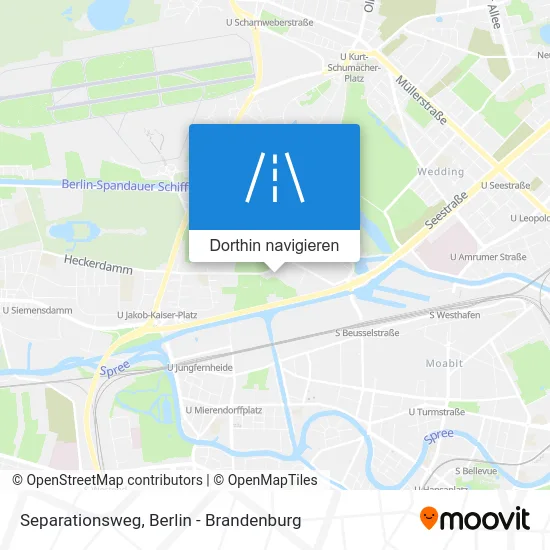 Separationsweg Karte