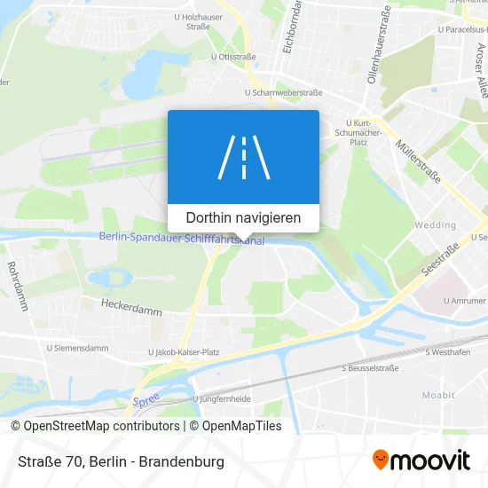 Straße 70 Karte