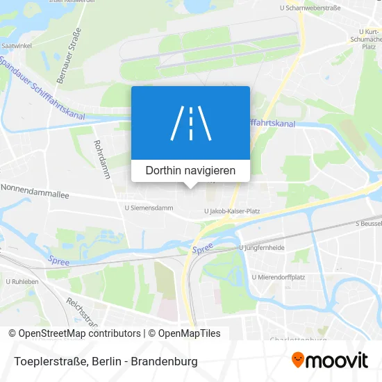 Toeplerstraße Karte