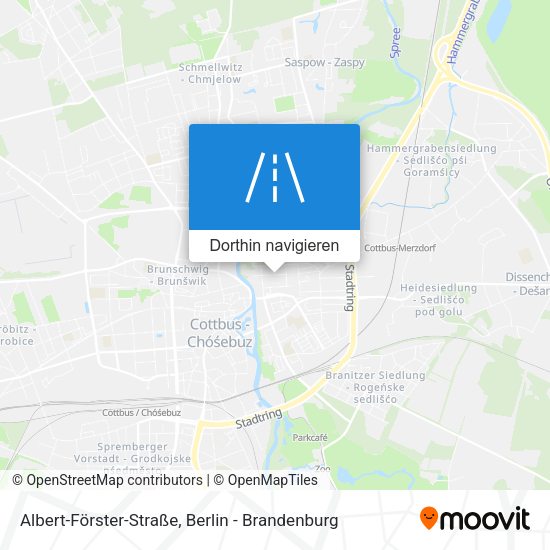 Albert-Förster-Straße Karte