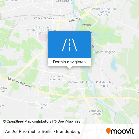 An Der Priormühle Karte