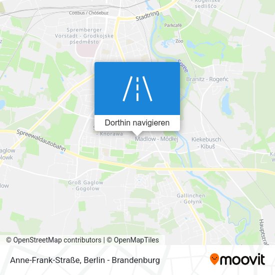 Anne-Frank-Straße Karte