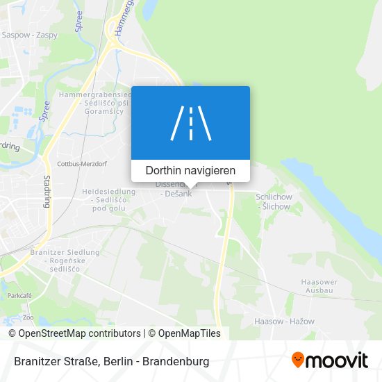 Branitzer Straße Karte