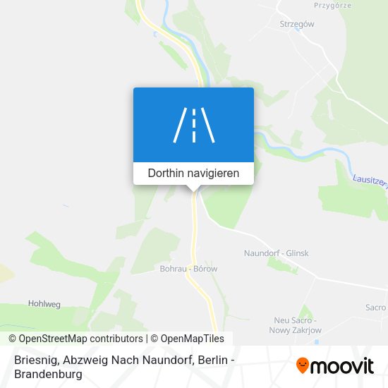 Briesnig, Abzweig Nach Naundorf Karte