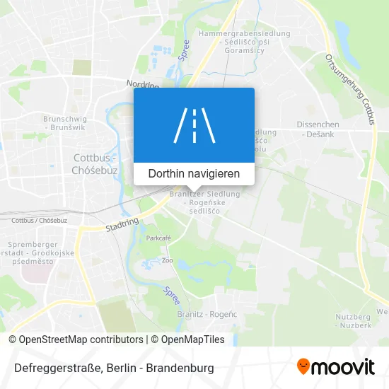 Defreggerstraße Karte