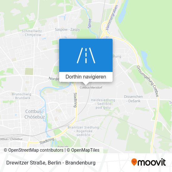 Drewitzer Straße Karte