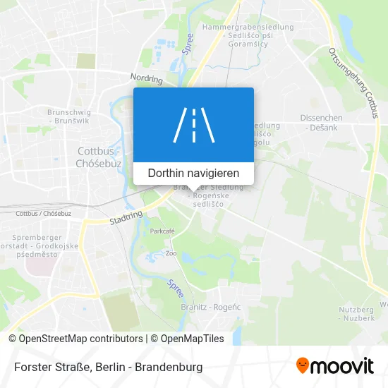 Forster Straße Karte