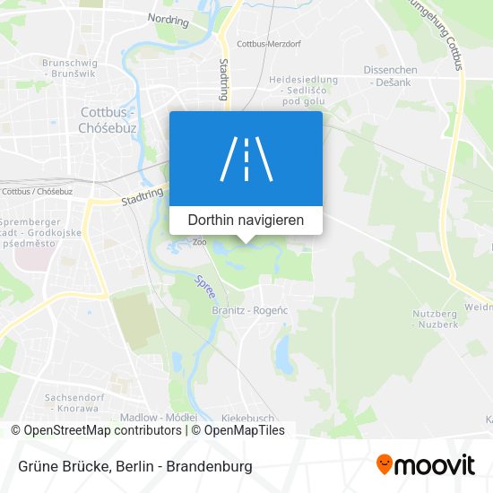 Grüne Brücke Karte