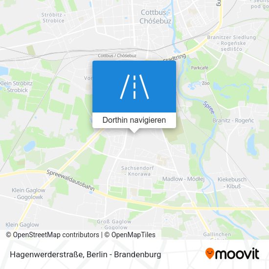 Hagenwerderstraße Karte