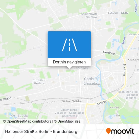 Hallenser Straße Karte