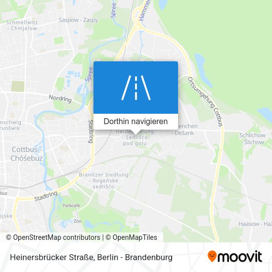 Heinersbrücker Straße Karte