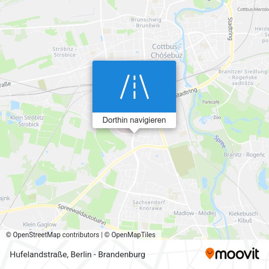 Hufelandstraße Karte