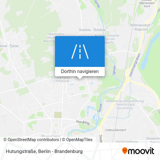 Hutungstraße Karte