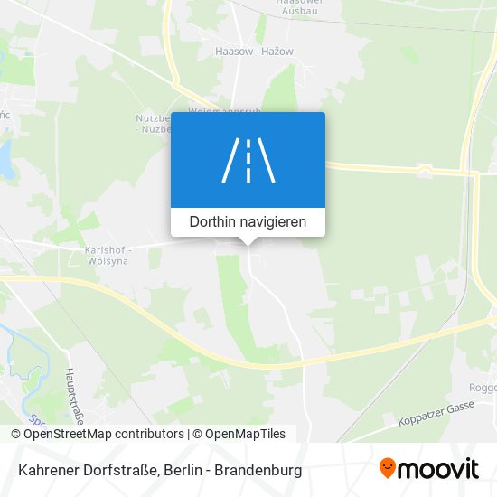 Kahrener Dorfstraße Karte