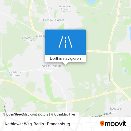 Kathlower Weg Karte