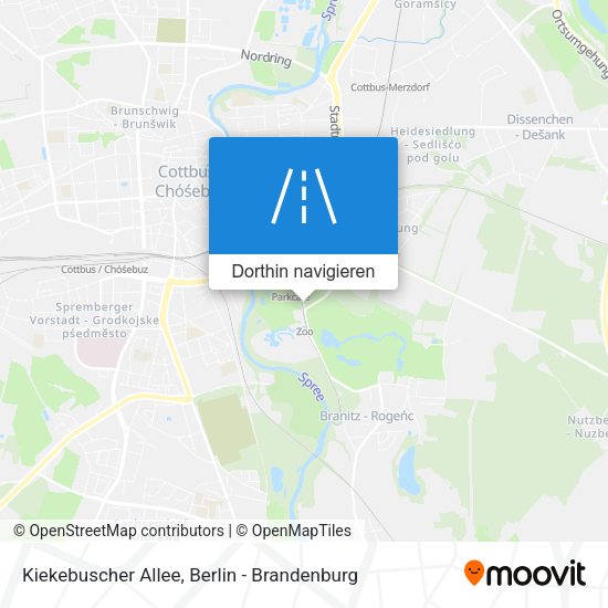 Kiekebuscher Allee Karte