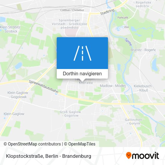 Klopstockstraße Karte