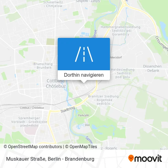 Muskauer Straße Karte