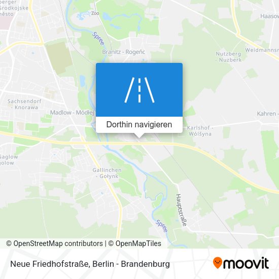 Neue Friedhofstraße Karte