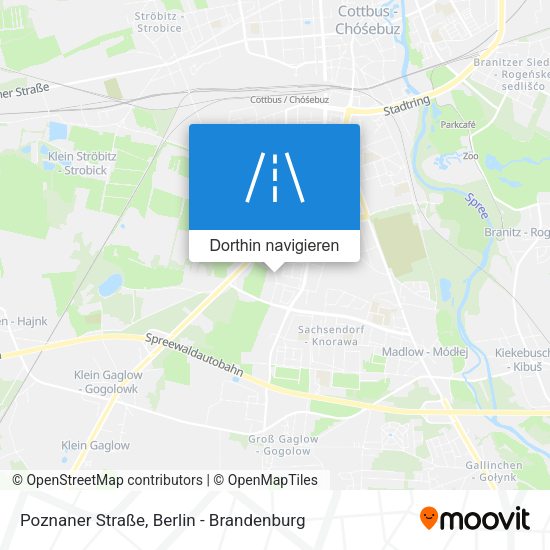 Poznaner Straße Karte