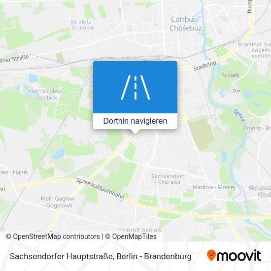 Sachsendorfer Hauptstraße Karte