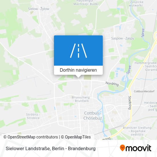 Sielower Landstraße Karte