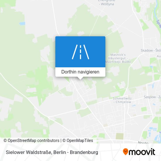 Sielower Waldstraße Karte