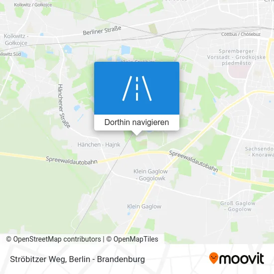 Ströbitzer Weg Karte