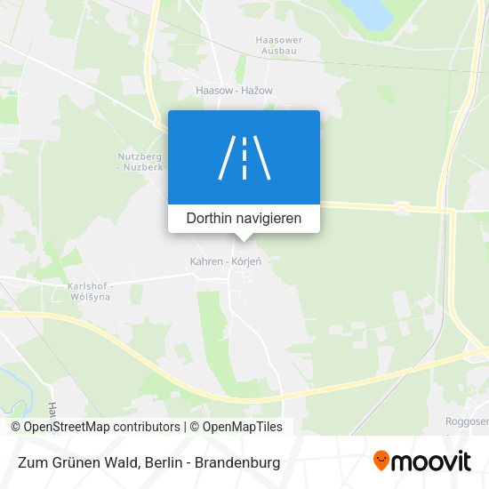 Zum Grünen Wald Karte