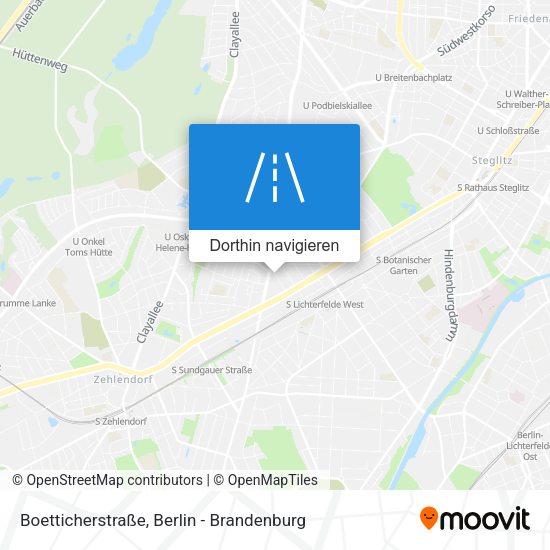 Boetticherstraße Karte
