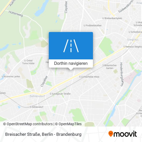 Breisacher Straße Karte