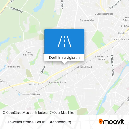 Gebweilerstraße Karte