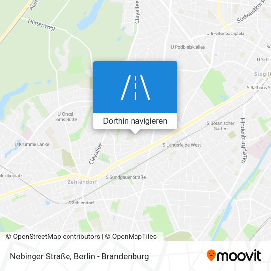 Nebinger Straße Karte