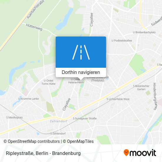Ripleystraße Karte