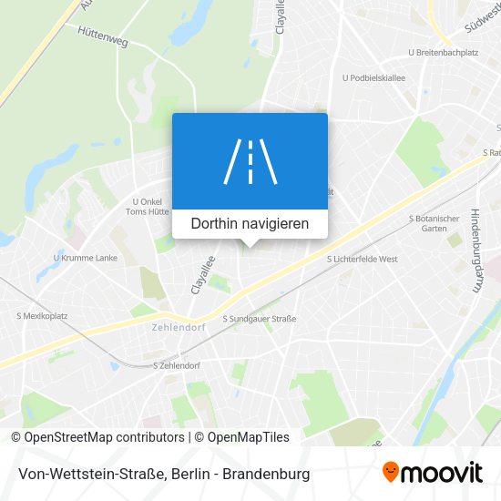 Von-Wettstein-Straße Karte