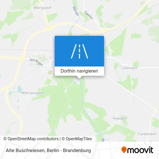 Alte Buschwiesen Karte