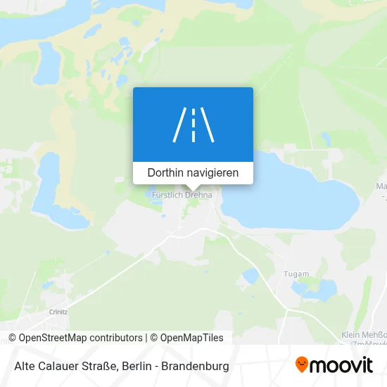 Alte Calauer Straße Karte