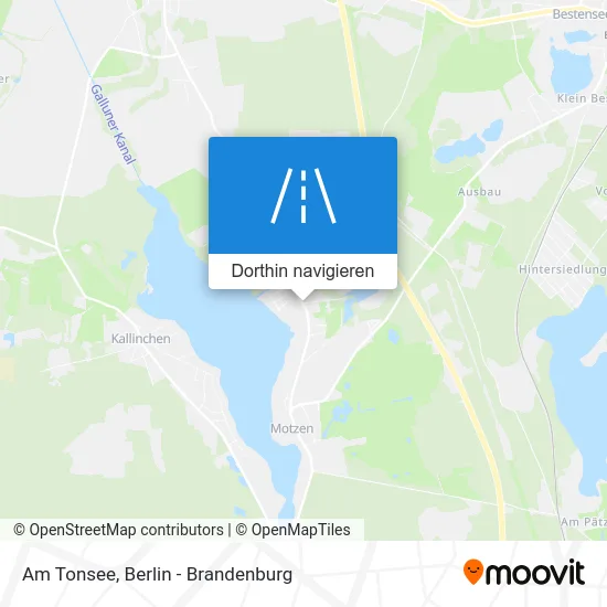 Am Tonsee Karte