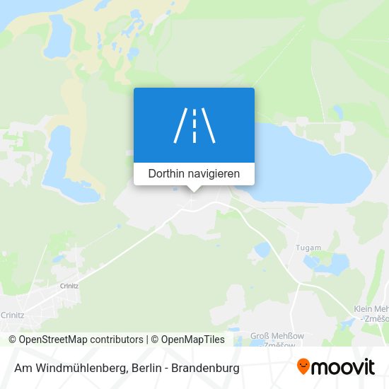 Am Windmühlenberg Karte