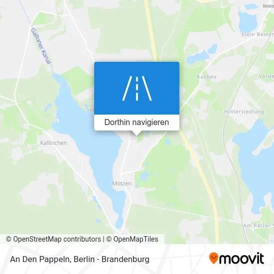 An Den Pappeln Karte