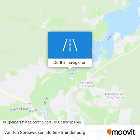 An Den Spreewiesen Karte
