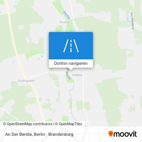 An Der Berste Karte