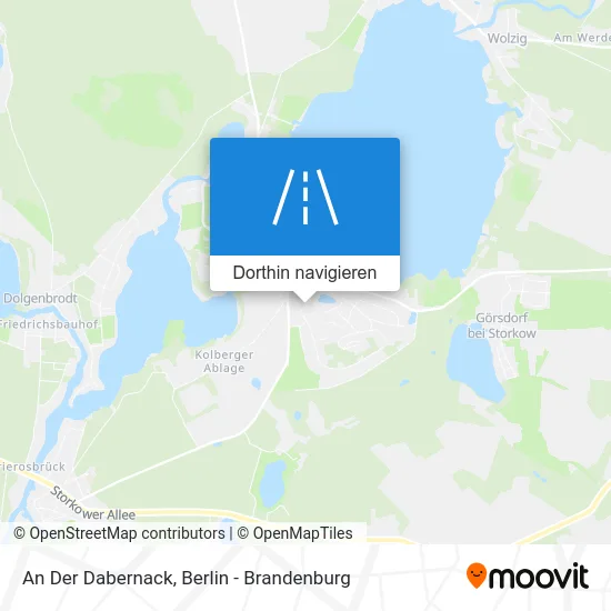 An Der Dabernack Karte