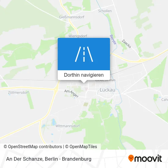 An Der Schanze Karte