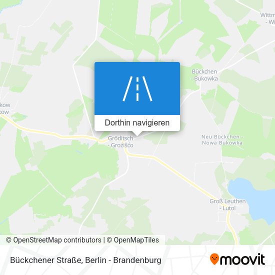 Bückchener Straße Karte