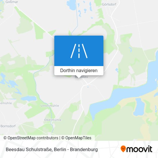 Beesdau Schulstraße Karte