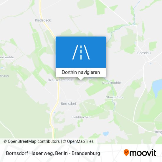 Bornsdorf Hasenweg Karte