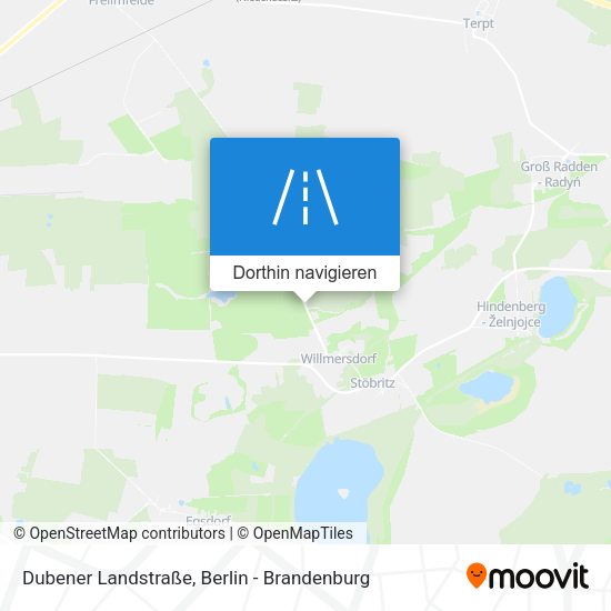 Dubener Landstraße Karte