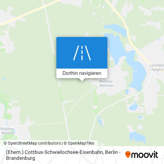 (Ehem.) Cottbus-Schwielochsee-Eisenbahn Karte